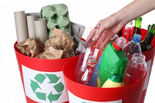 Different types of builders waste materials